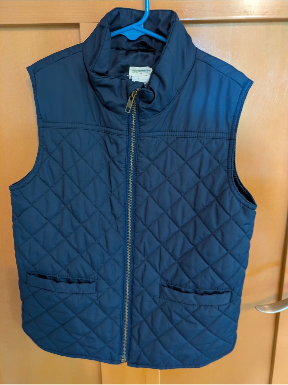 Crewcuts Quilted Navy Sleeveless Vest